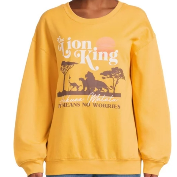 Disney The Lion King Women's Sweater Mustard Yellow Size XXXL - Picture 5 of 5